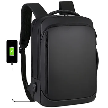Водонепроницаемая Сумка Для ноутбука Рюкзак 15,6 - 17,3 дюймов Ноутбук С USB-портом для зарядки Macbook Air Pro Dell HP