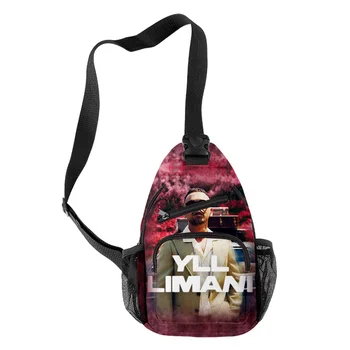 WAWNI Singer Yll Limani Сумка на одно плечо с 3D принтом Для мальчиков и девочек, сумка на молнии, Мужской /Женский рюкзак в модном стиле Harajuku, сумка на молнии