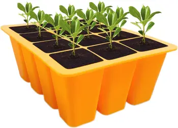 Лоток для семян - лотки для посадки семян с 12 ячейками | Инструменты для выращивания семян в помещении и на открытом воздухе