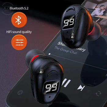 S980 Однонаушник TWS Беспроводные Bluetooth наушники с дисплеем питания HI-Fi стерео бизнес-гарнитура