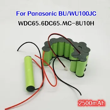 2500 мАч Для Panasonic MC-8U10H BU100JC WU100JC Аккумулятор для ручного пылесоса WDC65 6DC65