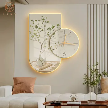 Персонализированные настенные часы промышленного дизайна в китайском стиле, большие 3D настенные часы, цифровые смарт-часы для детской спальни