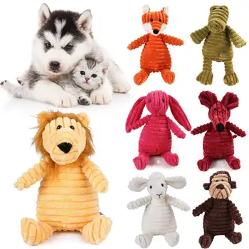 Плюшевые игрушки для собак, устойчивые к укусам, скрипучие игрушки, вельветовые игрушки для собак для маленьких и крупных собак, аксессуары для дрессировки щенков.