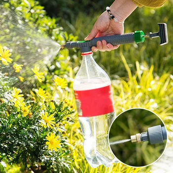 Воздушный насос высокого давления Ручной опрыскиватель Регулируемая бутылка для напитков Распылительная насадка Инструмент для полива сада для домашнего сада