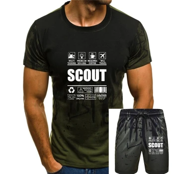 Мужская футболка Для решения многозадачных задач Требуется Coffee Will Travel Scout, женская футболка