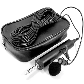 Микрофон 6,5 мм Микрофон для саксофона Эрху, скрипки, музыкального инструмента -Удобный Петличный лацкан