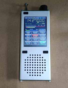 Новейший портативный SI4732 ESP32 Bluetooth SSB FM RDS 64-108 МГц AM LSB USB, многополосный радиоприемник с сенсорным ЖК-дисплеем