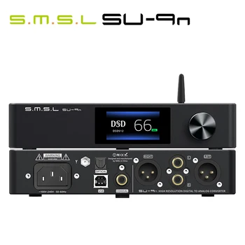 SMSL SU-9n ES9038PRO DAC Bluetooth 5,0 DSD512 pcm768 кГц/32 бит с Дистанционным Управлением SU9n Hi-Res Декодер