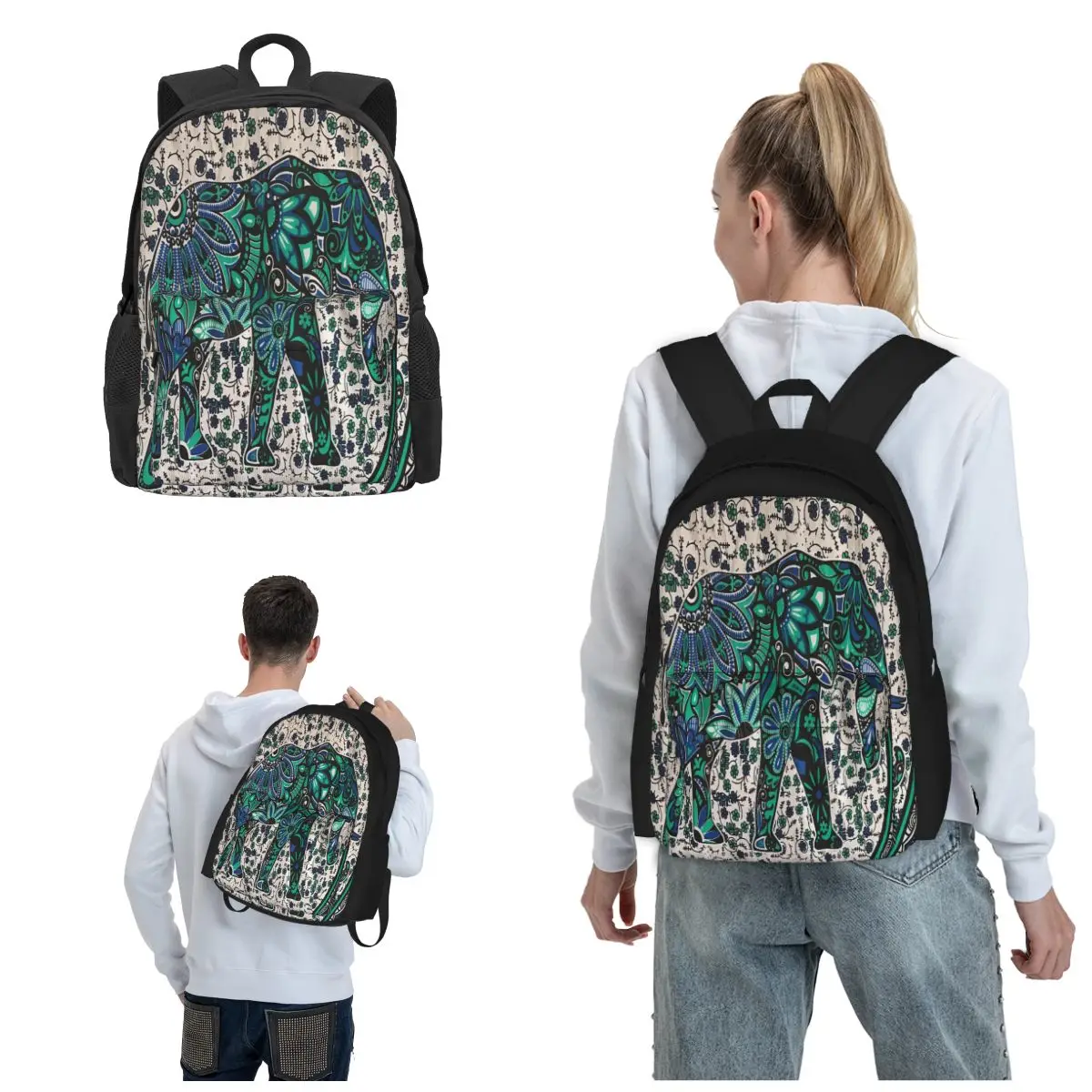 Чешский слон Познакомьтесь с будущим ношения предметов первой необходимости с нашими инновационными рюкзаками Bookbag Business Work Gym Daypack Изображение 0
