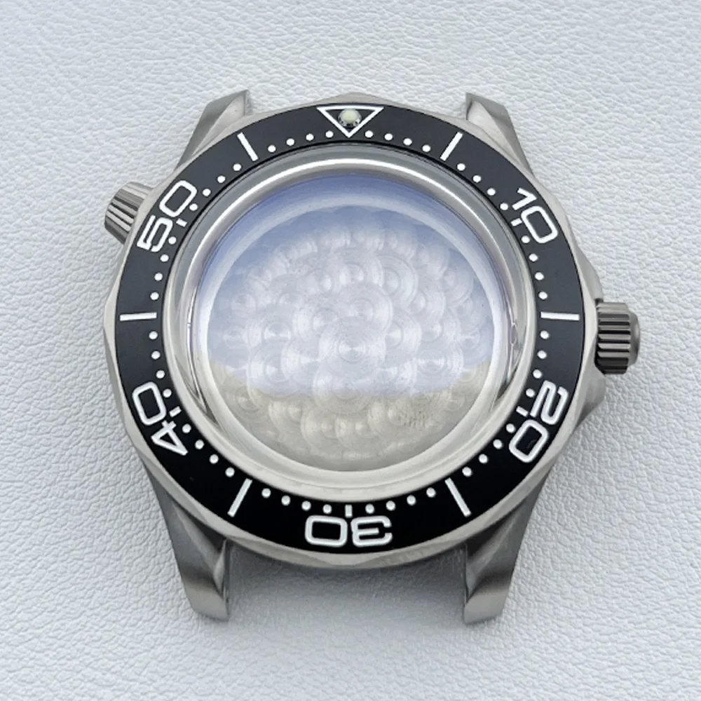 Детали корпуса часов Heimdallr 42,23 мм Титановый Корпус часов Sea Ghost 007 С Сапфирово-алюминиевой вставкой Подходит Для механизма NH35 / 36 Изображение 1