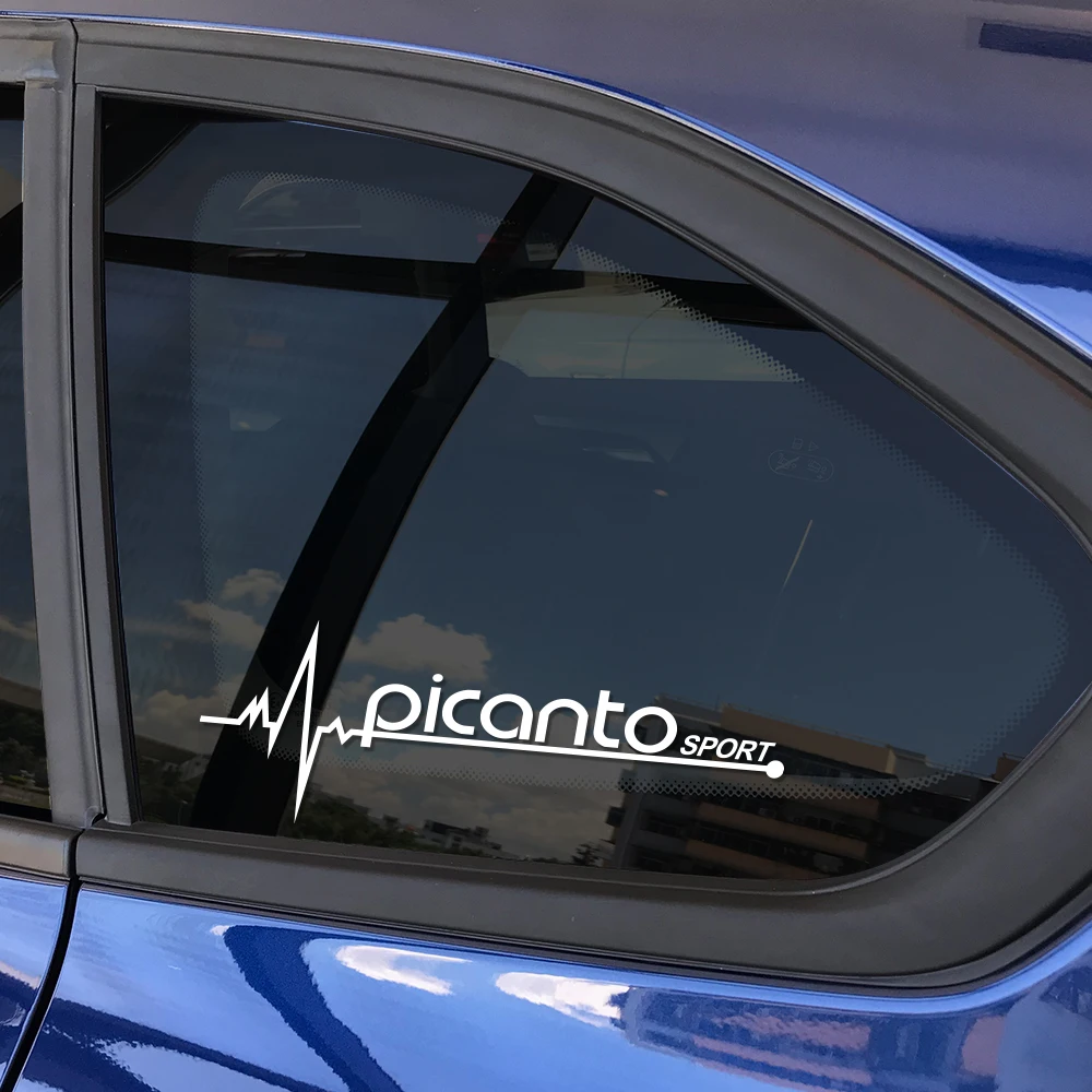 Наклейки на боковые стекла автомобиля для Kia Rio Optima Picanto Ceed Forte Cadenza K9, Наклейки в стиле Автоосвещения, аксессуары для тюнинга Изображение 1