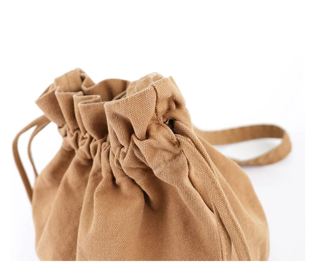 Тканевая Маленькая сумочка на шнурке, женская повседневная мини-сумка для мобильного телефона, сумка через плечо в богемном стиле в стиле Бохо, сумочка на шнурке, сумочка для мобильного телефона, сумка для мобильного телефона Изображение 1