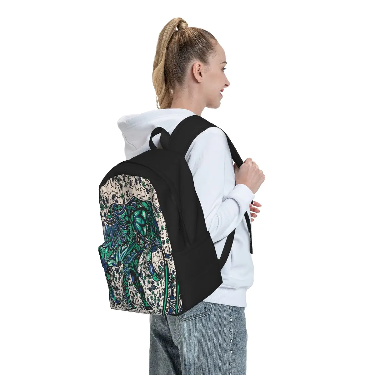 Чешский слон Познакомьтесь с будущим ношения предметов первой необходимости с нашими инновационными рюкзаками Bookbag Business Work Gym Daypack Изображение 2