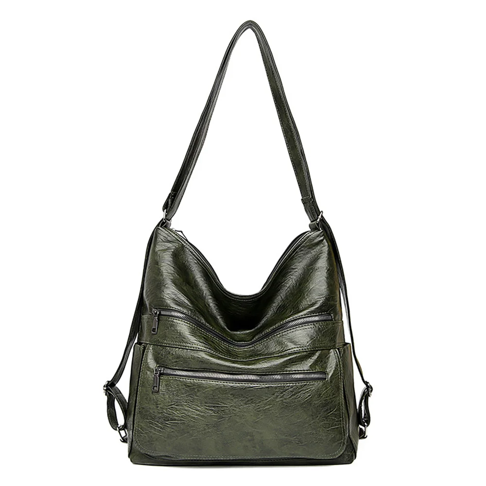 Большая женская сумка через плечо из искусственной кожи, роскошная женская сумка-мессенджер, качественная сумка с верхней ручкой, женская сумка-тоут, кошелек Изображение 3