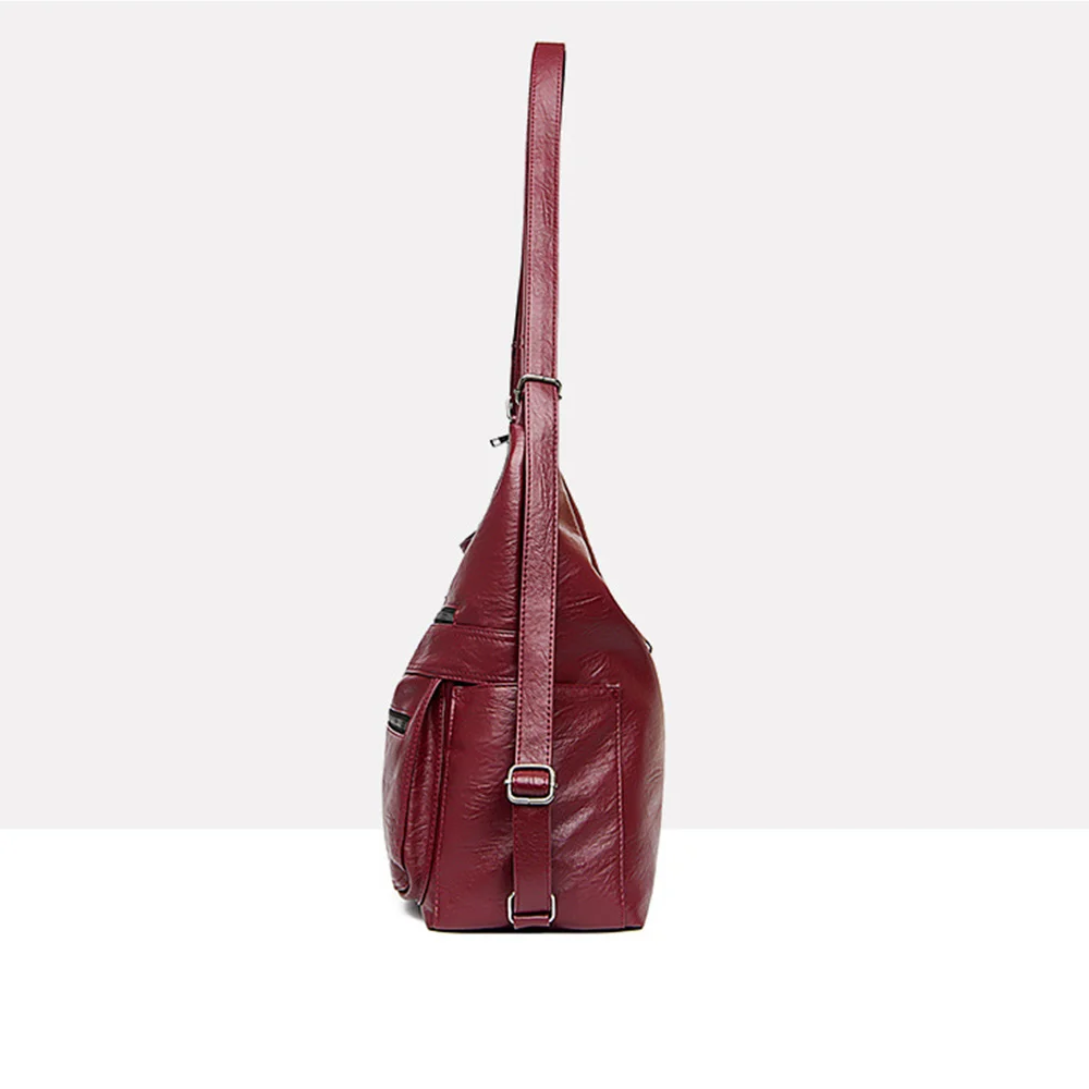Большая женская сумка через плечо из искусственной кожи, роскошная женская сумка-мессенджер, качественная сумка с верхней ручкой, женская сумка-тоут, кошелек Изображение 4
