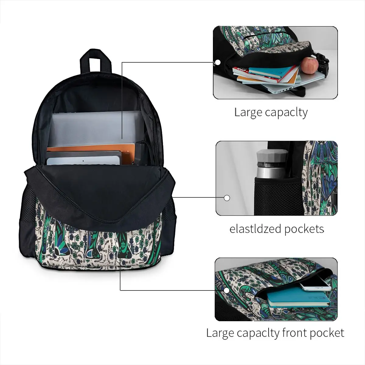 Чешский слон Познакомьтесь с будущим ношения предметов первой необходимости с нашими инновационными рюкзаками Bookbag Business Work Gym Daypack Изображение 4